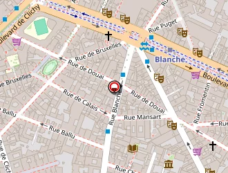 Carte de Le Mansart à Paris