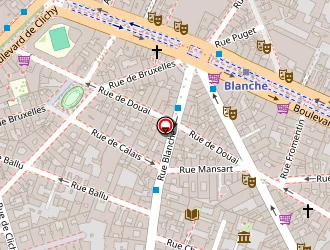 Carte de Calmette à Paris