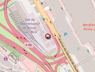 Carte de Mcdonald's à Rosny-sous-bois