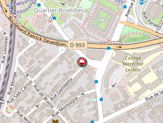 Carte de Hôtel Vivaldi à Puteaux