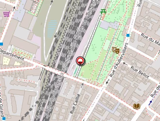 Carte de La Sablière à Paris