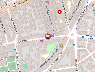 Carte de Maison Maternelle à Paris