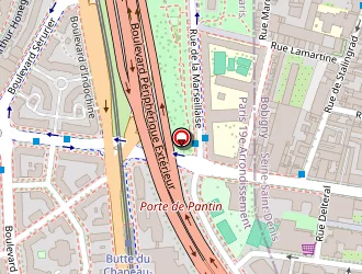 Carte de Planète Services à Paris