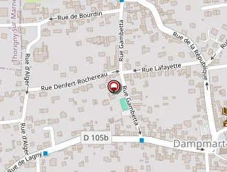 Carte de Daali Rachid à Dampmart