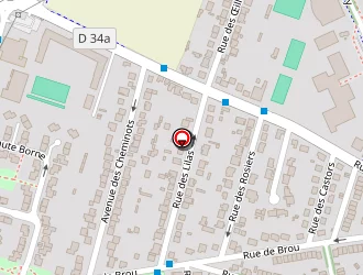 Carte de Centre Jeunesse Cheminots à Chelles