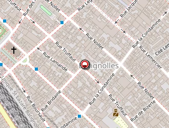 Carte de Tribunal D'instance De Paris à Paris