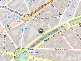 Carte de Hôtel Ampère à Paris