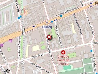 Carte de Living School à Paris