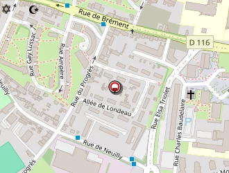 Carte de Ateliers De La Chaînette (adc) à Noisy-le-sec