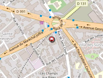 Carte de Pac3 à Nanterre