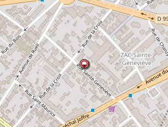 Carte de Franprix à Nanterre