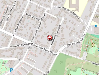 Carte de La Cle Des Planches à Gagny