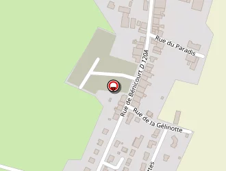 Carte de Thouvenin S.a.p. à Clémery