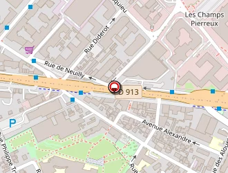 Carte de La Poste à Nanterre