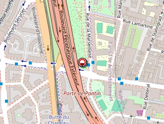 Carte de Garage Ans à Paris