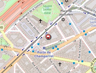 Carte de Clc Conseil à Paris