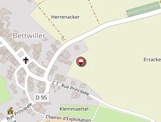 Carte de Ecole Primaire à Bettwiller