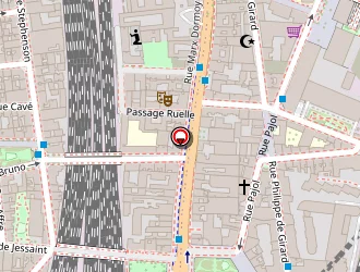 Carte de La Mo-me à Paris