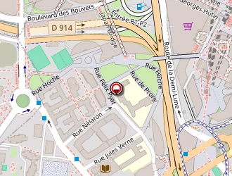 Carte de Médiathèque Jules Verne à Puteaux