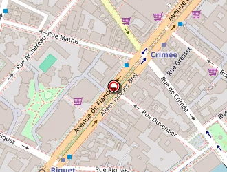 Carte de Petite Chope à Paris