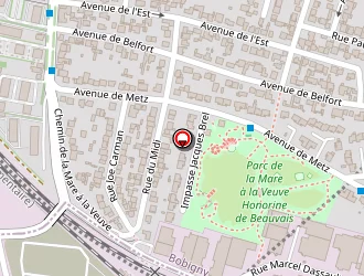 Carte de Automedon à Bondy