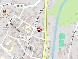 Carte de La Poste à Nomeny