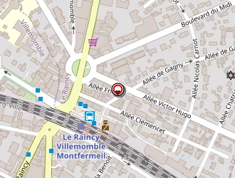 Carte de Agexia à Raincy (le)