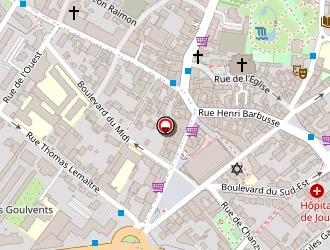 Carte de Electronik Clinik à Nanterre