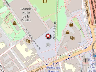 Carte de Café Des Concerts à Paris