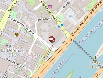 Carte de Les Feuillantines à Courbevoie