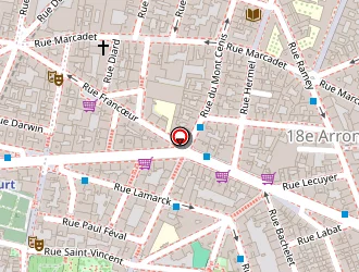 Carte de Hôtel Becquerel à Paris