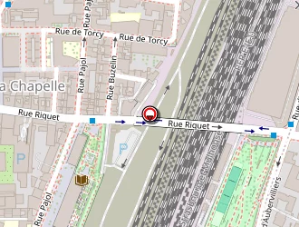 Carte de Sceta 75 Express à Paris