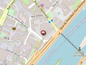 Carte de Ernst Et Young à Courbevoie