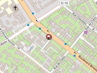 Carte de Cras Xavier à Neuilly-sur-seine