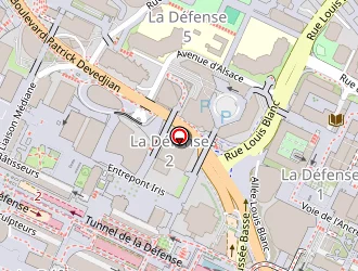 Carte de Citadines à Courbevoie