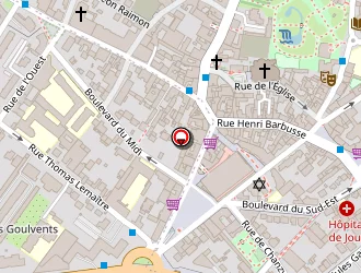 Carte de Le Dragon à Nanterre