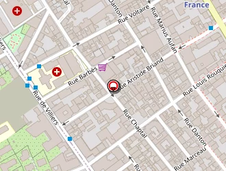 Carte de Thales à Neuilly-sur-seine