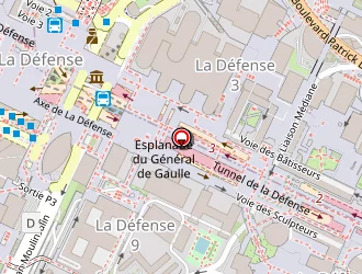 Carte de Nold Eric à Courbevoie
