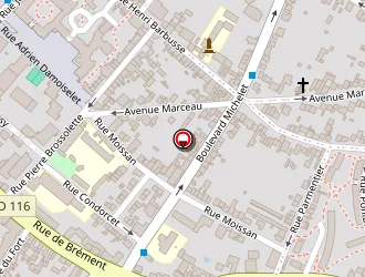 Carte de Secours Catholique à Noisy-le-sec