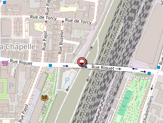 Carte de Luck Seine à Paris