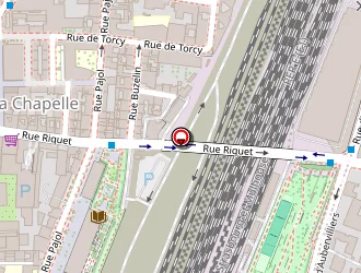 Carte de Le Riquet à Paris