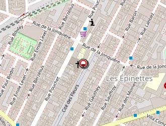 Carte de Batignolles Immopolis à Paris