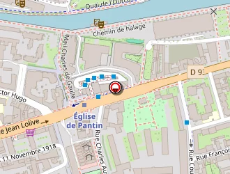 Carte de Chausset Emmanuel à Pantin