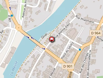 Carte de Le Pont Aven à Saint-mihiel