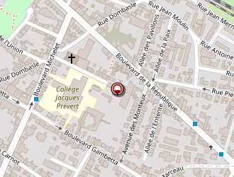 Carte de La Tonnelle à Noisy-le-sec