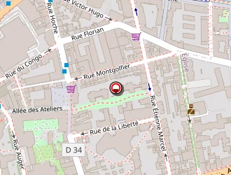 Carte de Paul à Pantin