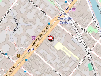 Carte de Supermarché Eurasia à Paris