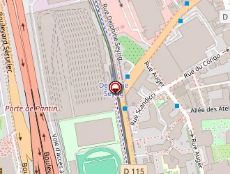 Carte de Regner Nicole à Pantin