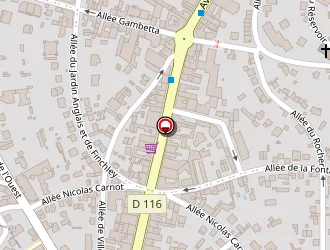 Carte de Fx Location à Raincy (le)