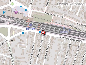 Carte de Cyriaque James à Bondy